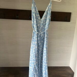 Petal & Pup Light Blue Floral Dress